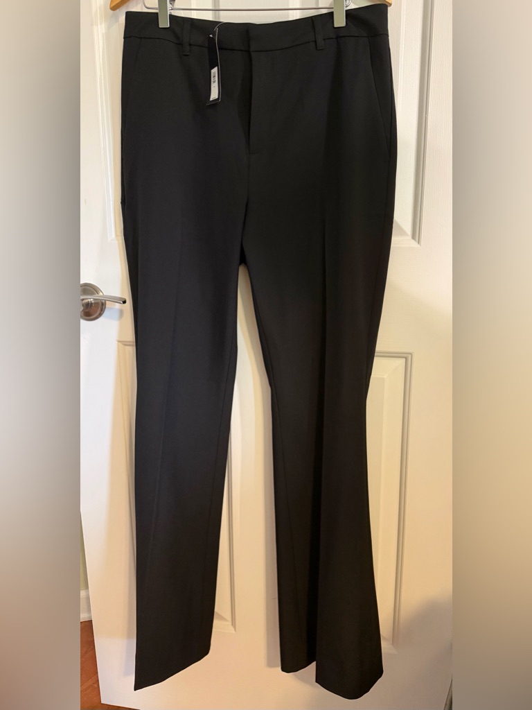 Banana Republic Black Boot-Cut Dress Pants